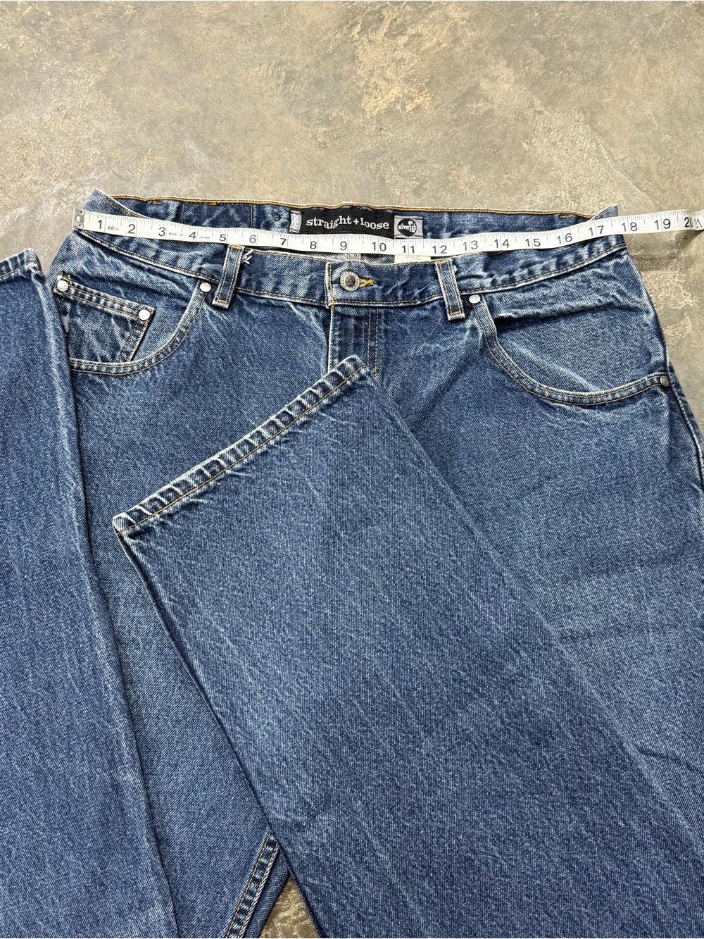 Vintage 90s Levis SilverTab Straight Loose Baggy Jeans 36x36 USA - Picture 7 of 11